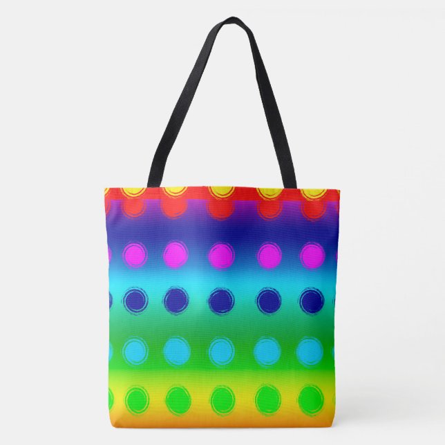 Polka Dots Tote Bag (Vorderseite)