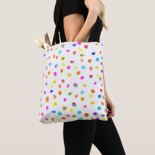 Polka dots watercolor boho Pop art