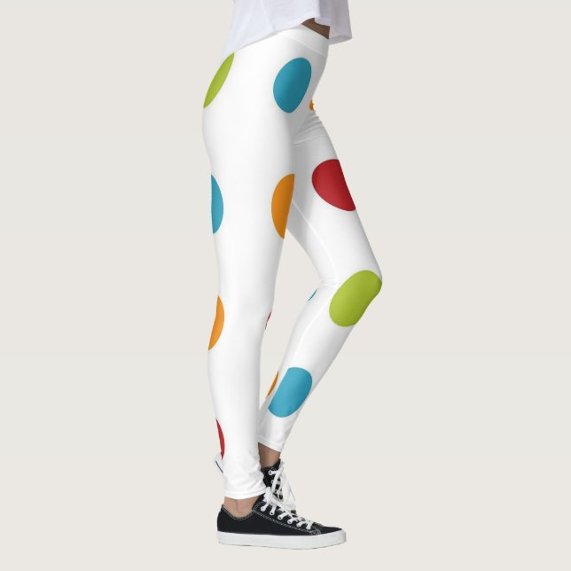 Polka_Dots | Zazzle_Growshop. Leggings (Rechts)
