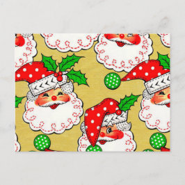 Polka Dotsanta Wird Postcards Feiertagspostkarte
