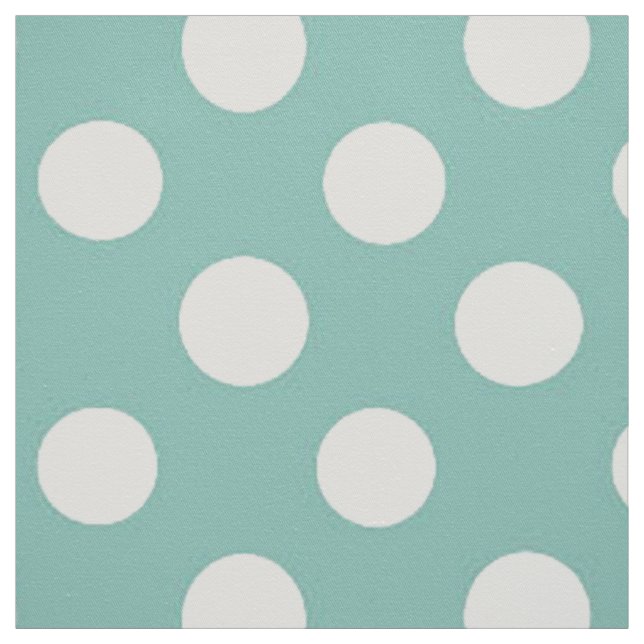 Polka Dotted Fabric/Lt Green Stoff (Muster)