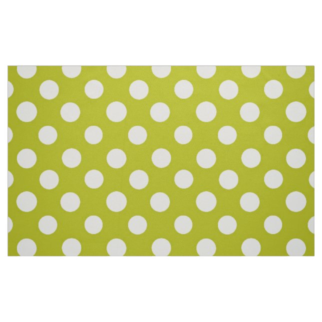 Polka Dotted Fabric/Olive Stoff (Fat Quarter (45,7 x 55,9 cm))