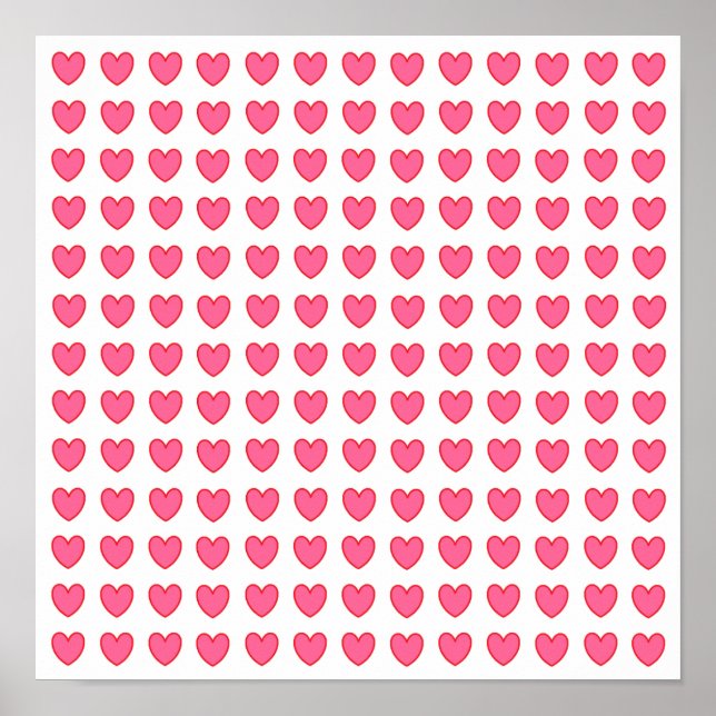 Polka Hearts Poster (Vorne)