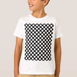 Polka-Punkt-Mod-Muster T-Shirt