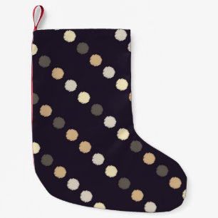 Polka Punkt nahtloses Muster. Schriftstruktur. Tex Kleiner Weihnachtsstrumpf