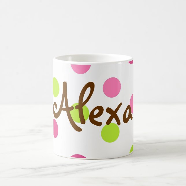 Polka-Punkt-Tasse Kaffeetasse (Mittel)