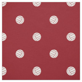Polka-Punkt-Volleybälle auf rotem oder JEDEM Hinte Stoff