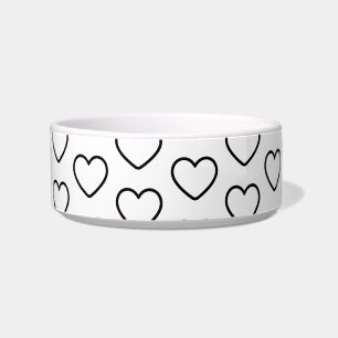 Polka Punkte Herz Liebe Katze Hund Napf
