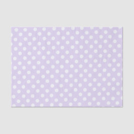 Polka-Punkte in sanftem Lavendel Seidenpapier