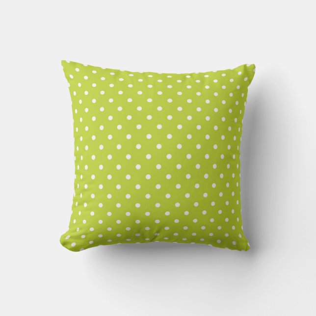 Polka Punkte Kissen (Vorderseite)
