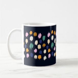 Polka-Punkte nahtloses Muster Kaffeetasse