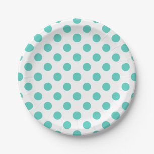 Polka-Punkte Pappteller
