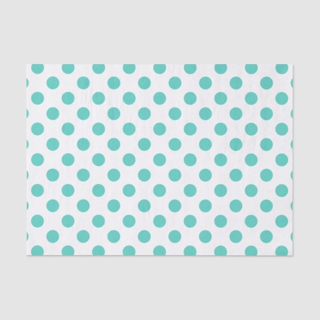Polka-Punkte Seidenpapier (Vorderseite)