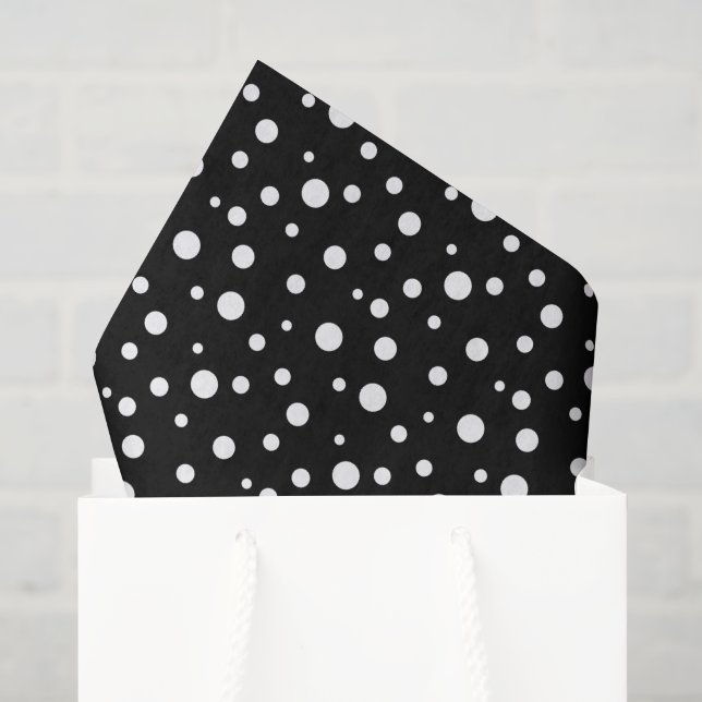 Polka Punkte Seidenpapier (Geschenktüte)