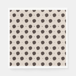 Polka-Punkte Sie bindet das Brautparty des Knotens Serviette