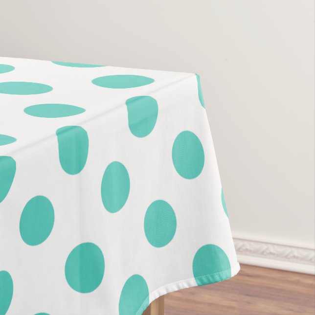Polka-Punkte Tischdecke (Beispiel)