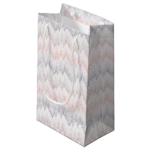 Polka punktiertes Bergspitze-Muster Kleine Geschenktüte