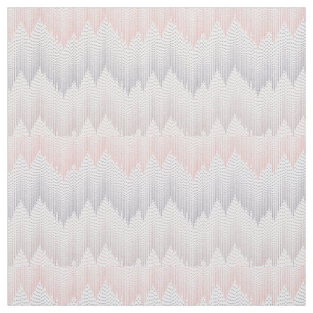 Polka punktiertes Bergspitze-Muster Stoff (Muster)