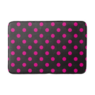 Polka-Punktmuster Badematte