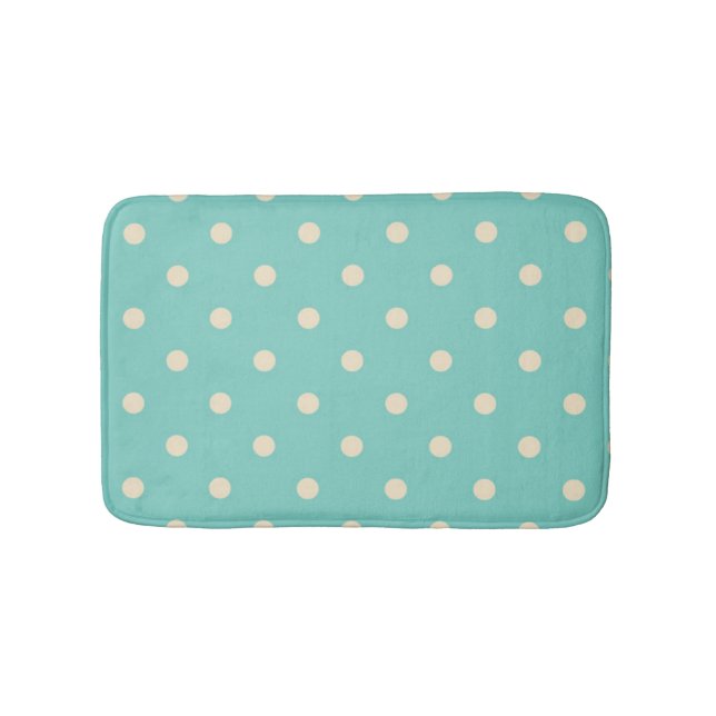 Polka-Punktmuster Badematte (Vorderseite)