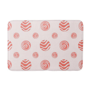 Polka-Punktmuster Badematte