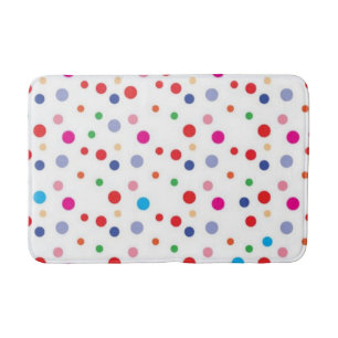Polka-Punktmuster Badematte