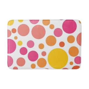 Polka-Punktmuster Badematte