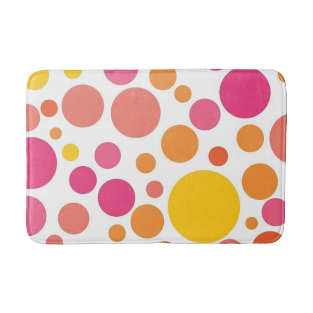 Polka-Punktmuster Badematte (Vorderseite)