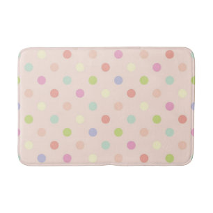 Polka-Punktmuster Badematte