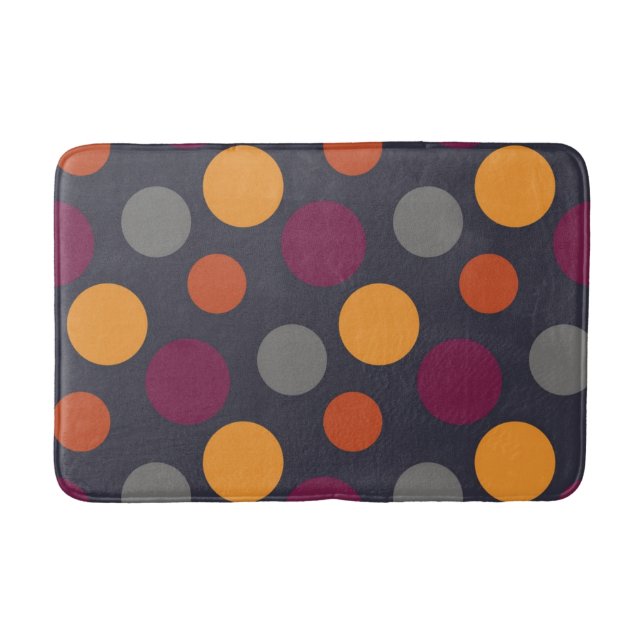 Polka-Punktmuster Badematte (Vorderseite)
