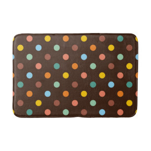 Polka-Punktmuster Badematte