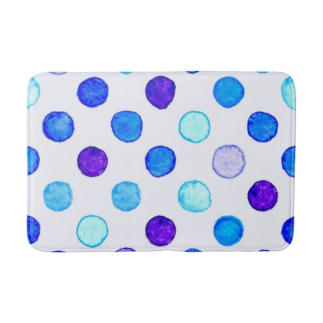 Polka-Punktmuster Badematte (Vorderseite)