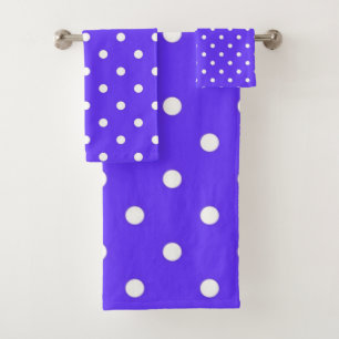 Polka-Punktmuster Badhandtuch Set