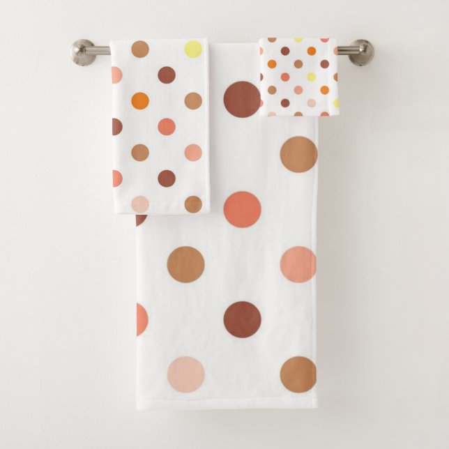 Polka-Punktmuster Badhandtuch Set (Insitu)