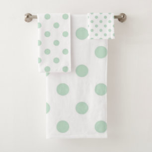 Polka-Punktmuster Badhandtuch Set