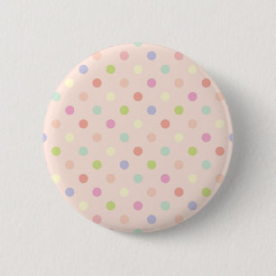 Polka-Punktmuster Button
