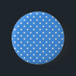 Polka-Punktmuster Button<br><div class="desc">Für echte Liebhaber von Polka-Punkten</div>