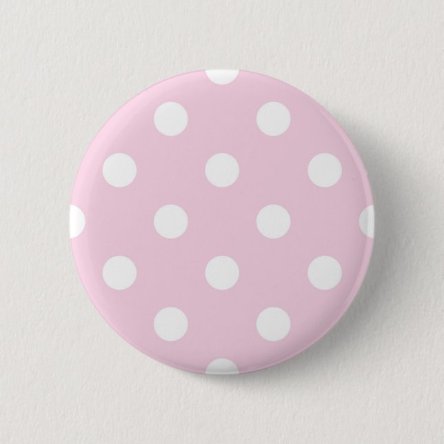 Polka-Punktmuster Button (Vorderseite)