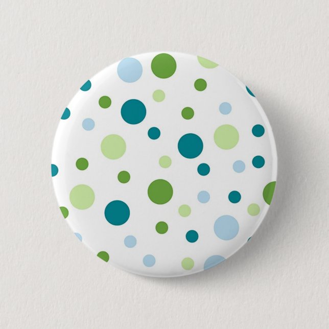 Polka-Punktmuster Button (Vorderseite)
