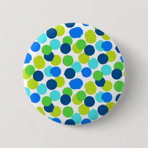Polka-Punktmuster Button