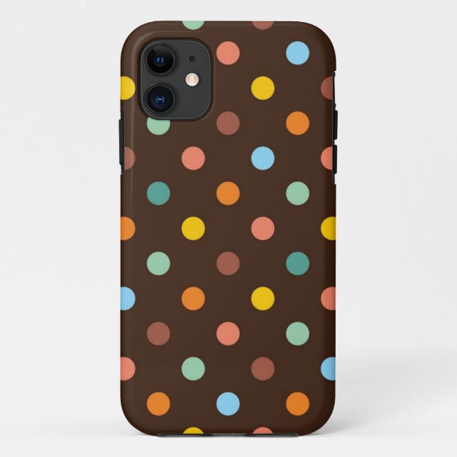 Polka-Punktmuster Case-Mate iPhone Hülle (Rückseite)