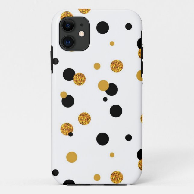Polka-Punktmuster Case-Mate iPhone Hülle (Rückseite)