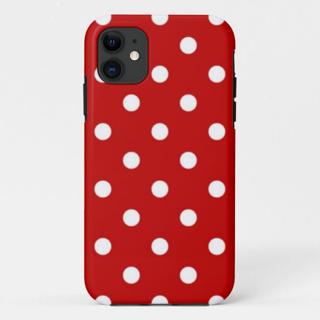 Polka-Punktmuster Case-Mate iPhone Hülle (Rückseite)