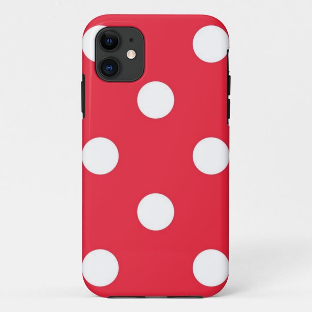 Polka-Punktmuster Case-Mate iPhone Hülle (Rückseite)