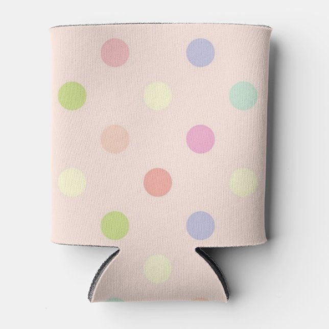 Polka-Punktmuster Dosenkühler (Vorderseite)