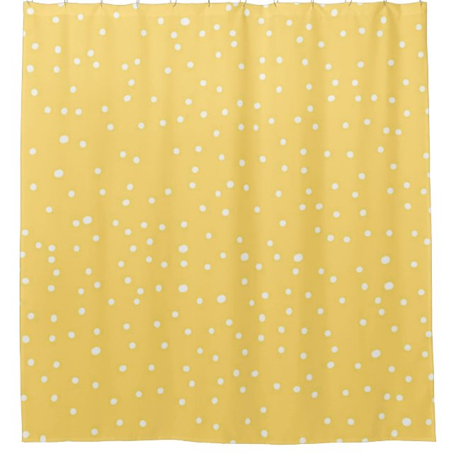 Polka-Punktmuster Duschvorhang (Vorderseite)