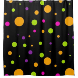 Polka-Punktmuster Duschvorhang