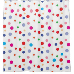 Polka-Punktmuster Duschvorhang