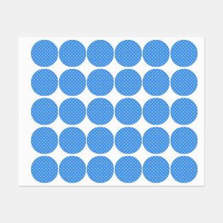 Polka-Punktmuster Etiketten