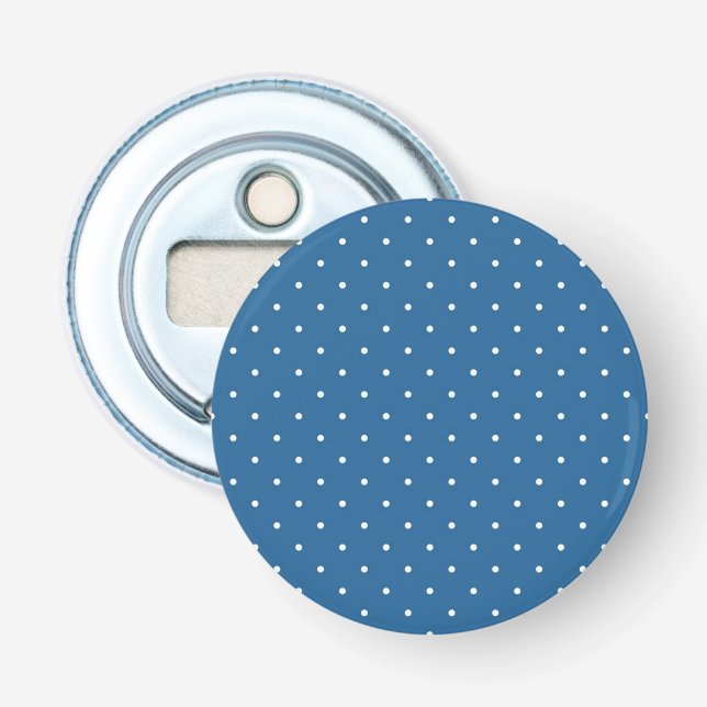 Polka-Punktmuster Flaschenöffner (Vorderseite)